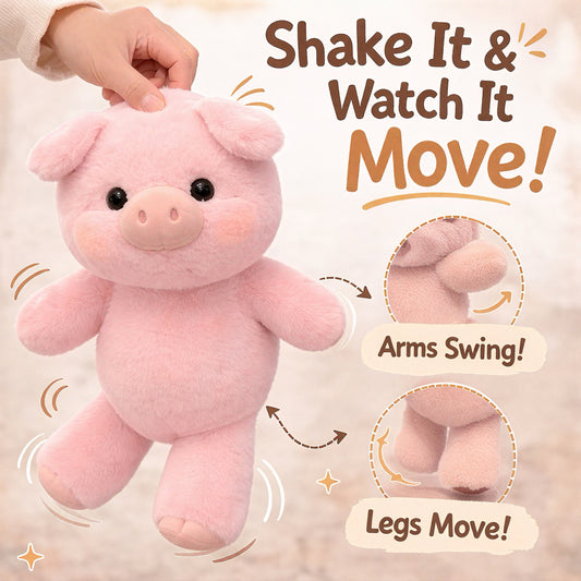 Nuzzle™ Running Pig Plushie